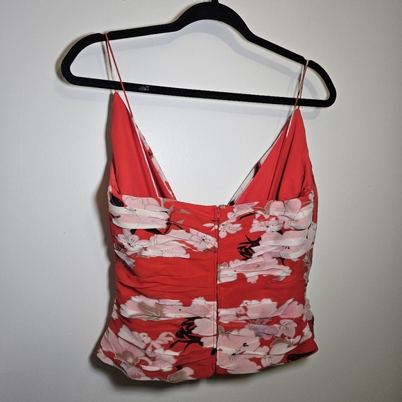 Kay Unger 100% Silk Corset Style Pleated Top - Picture 7 of 10